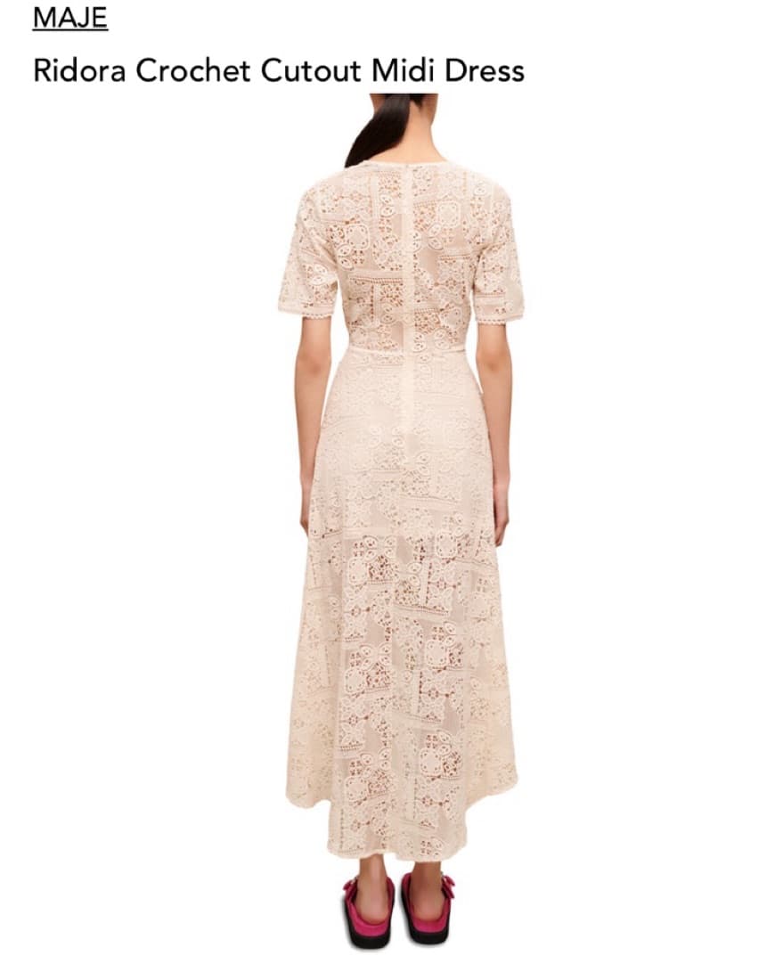 Maje crochet Dress - Image 4