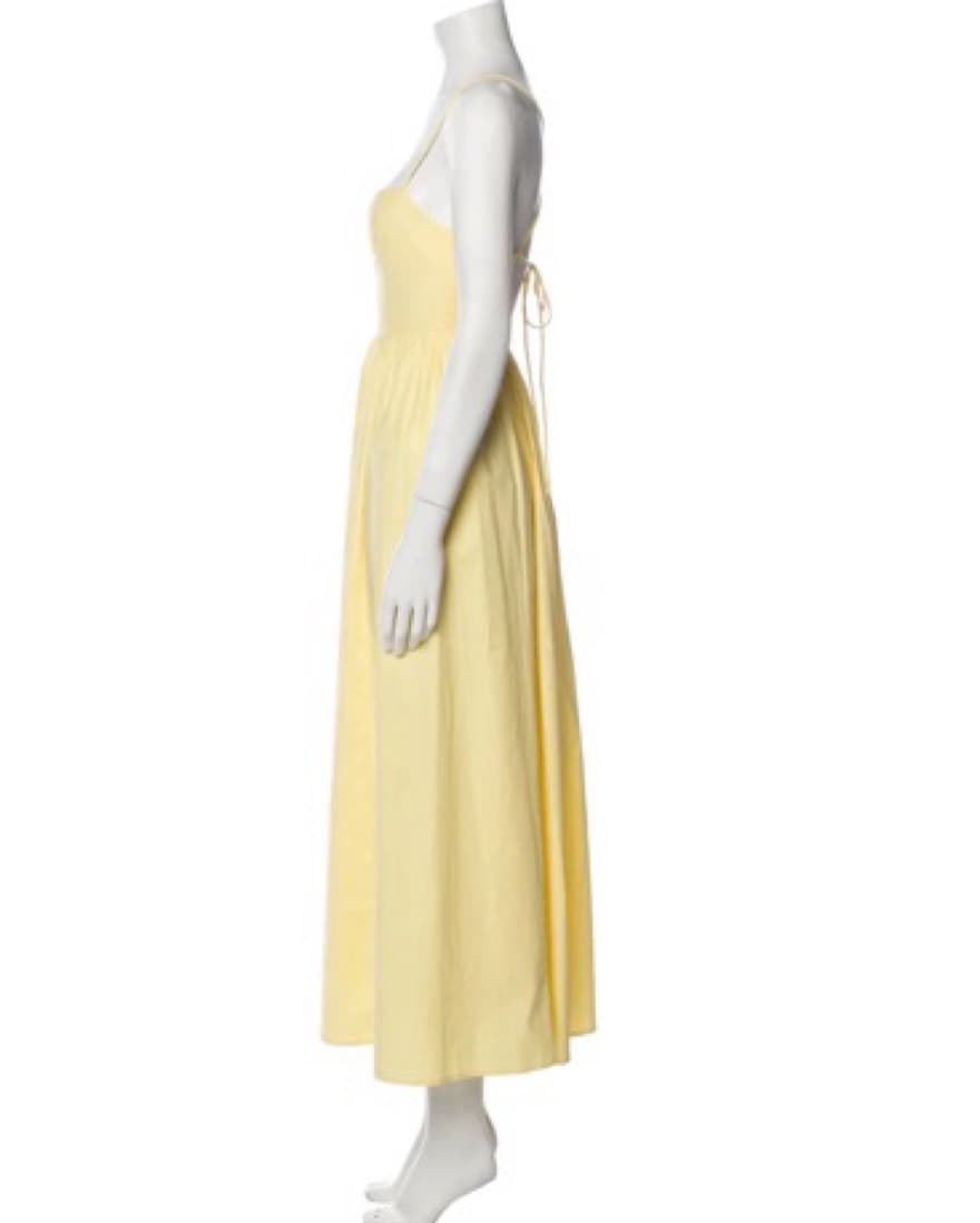 Pale Yellow Reformation Dress   - Image 3
