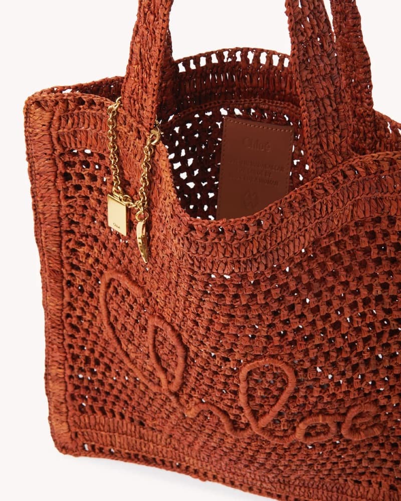 Chloe Tote In Raffia  - Image 2