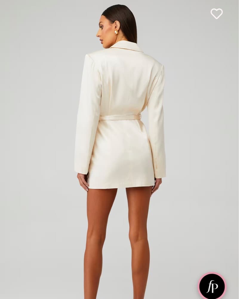 Shona Joy La Lune Ivory Blazer Dress - Image 5