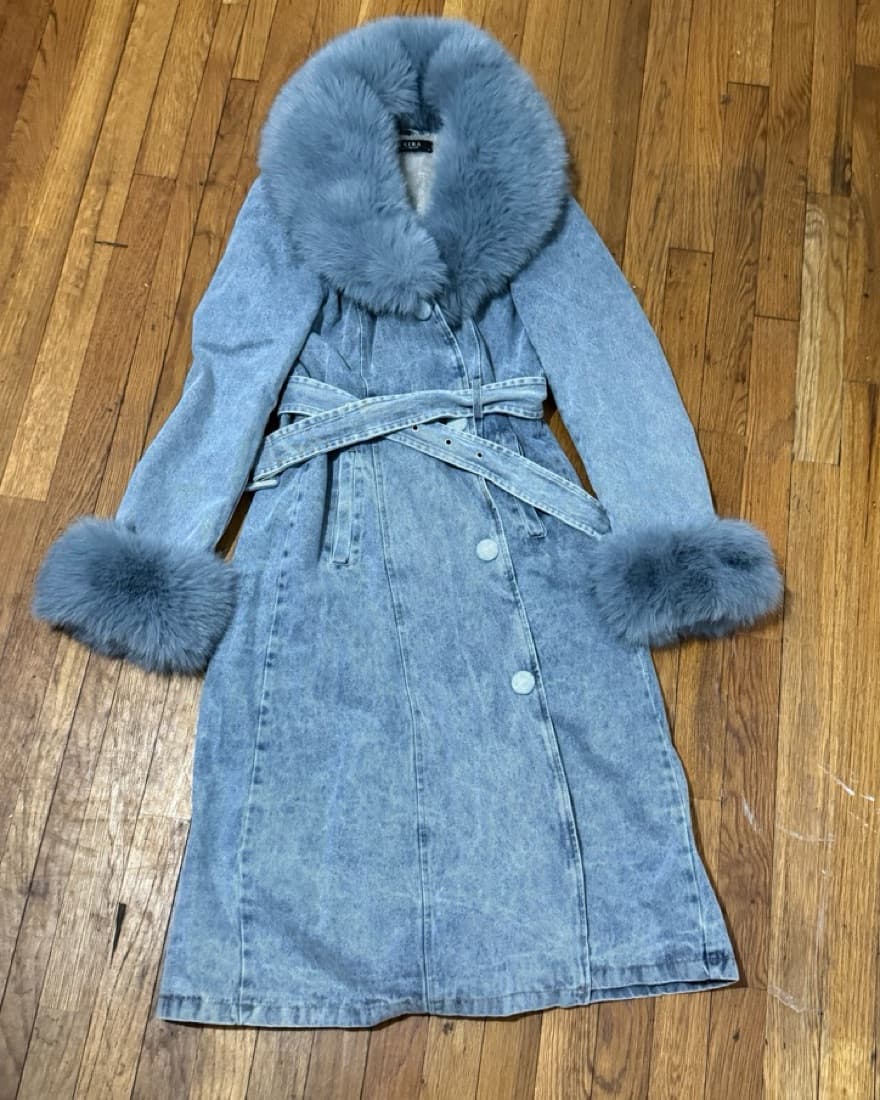 Shop Akira - HADLEY MIXED MEDIA TRENCH - Image 6