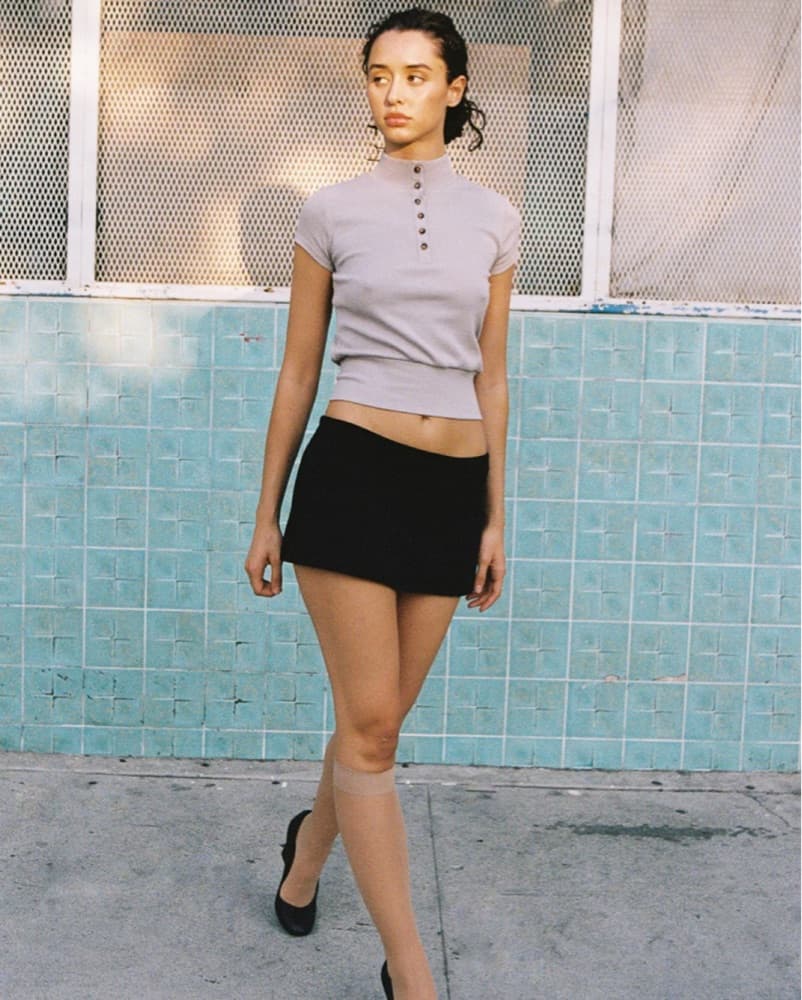 GEEL Aria Mini Low Rise Skirt - Image 1
