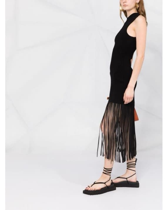 Sandro Knit Fringe dress - Image 3