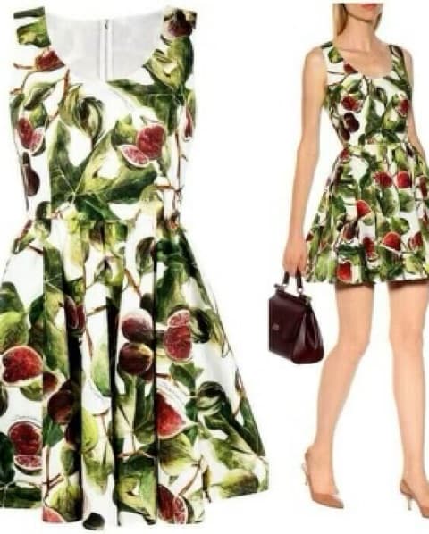Dolce And Gabanna Fig Mini Dress - Image 2