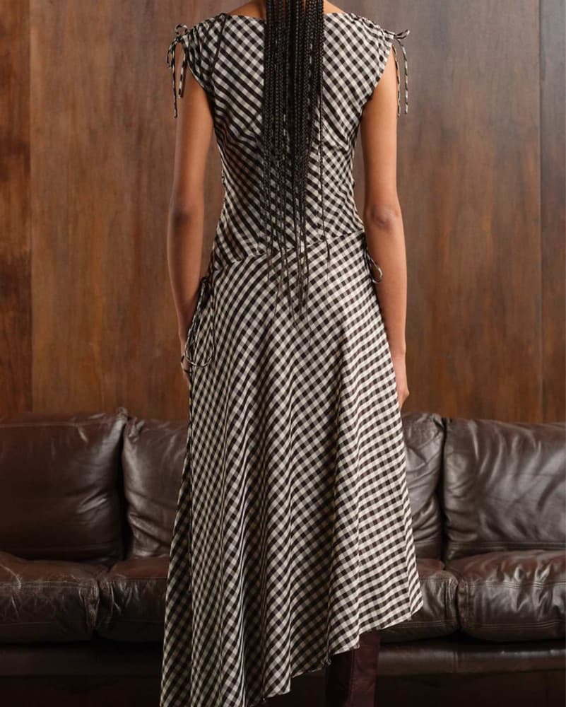 & Other Stories Checkered Dress - Image 2
