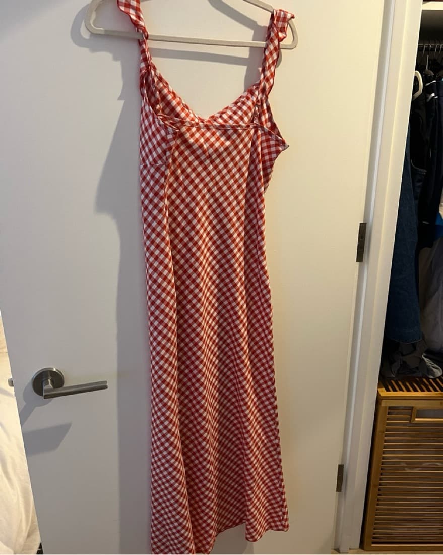 Red Gingham Midi - Image 4