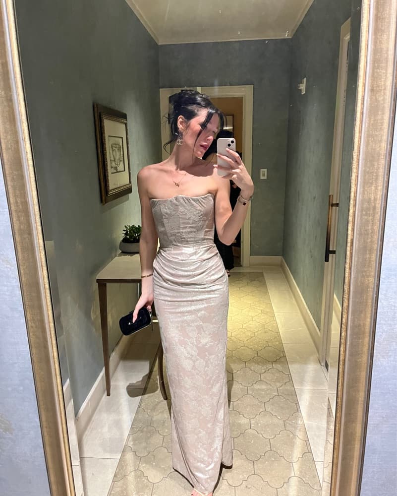 House Of Cb Corset Gown Size Small - Image 3