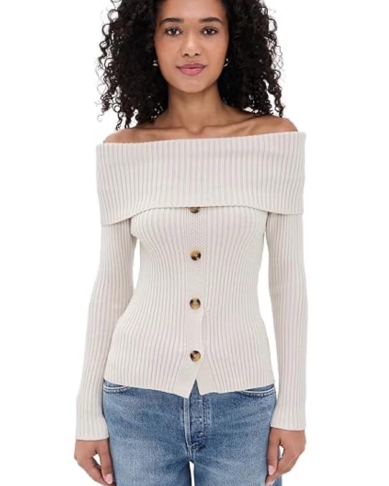BLANK NYC Off The Shoulder Sweater Top  - Image 1
