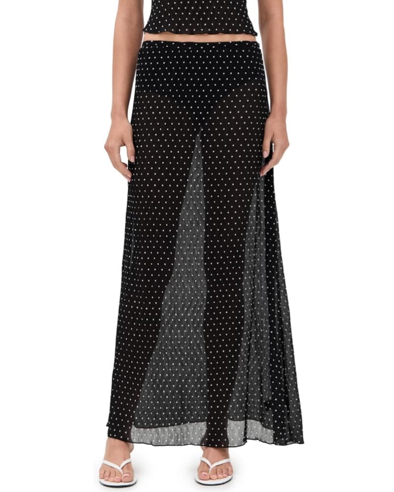 Polka Dot Maxi Skirt - Image 1