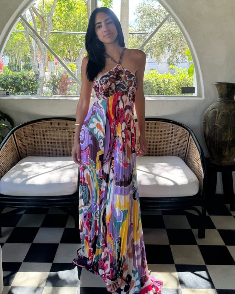 PatBO Beaded Daydream Maxi Dress - Image 6