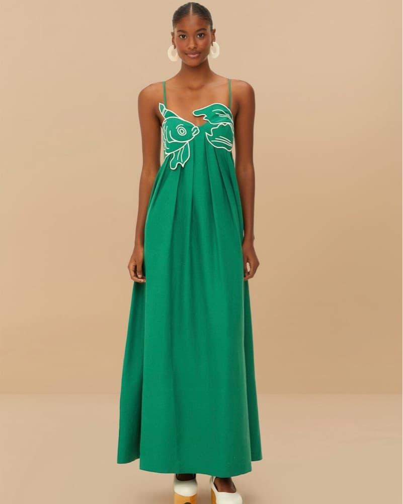 FARM Rio Fish Maxi Dress - Image 3