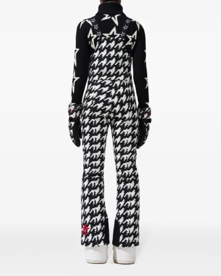Perfect Moment Houndstooth Ski Bib S - Image 4