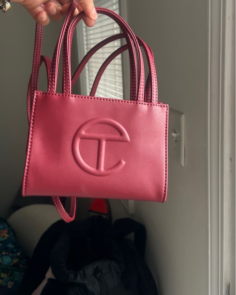 Telfar Burgandy Red Purse Mini Bag - Image 3
