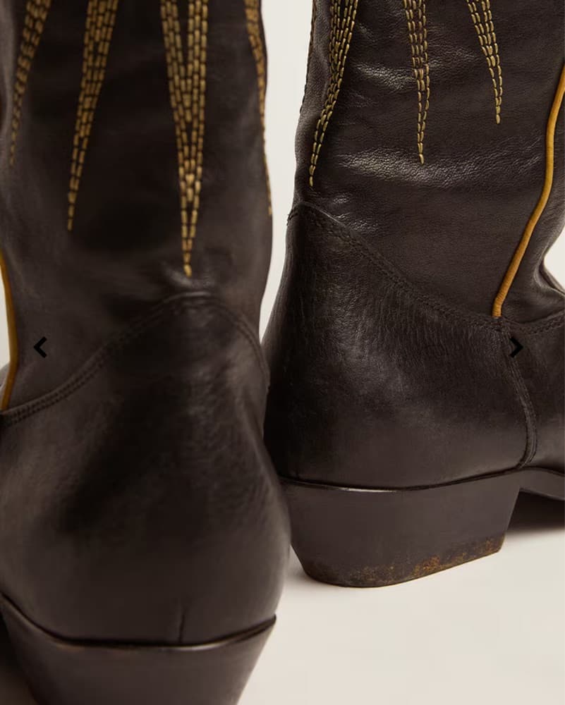 Golden Goose Wish Star Boot With Star - Image 5