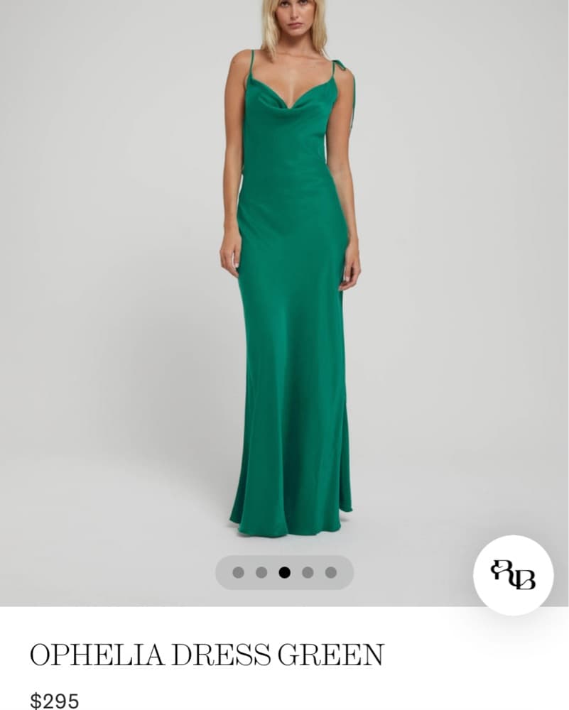 Green Rat & Boa Dress - Image 1