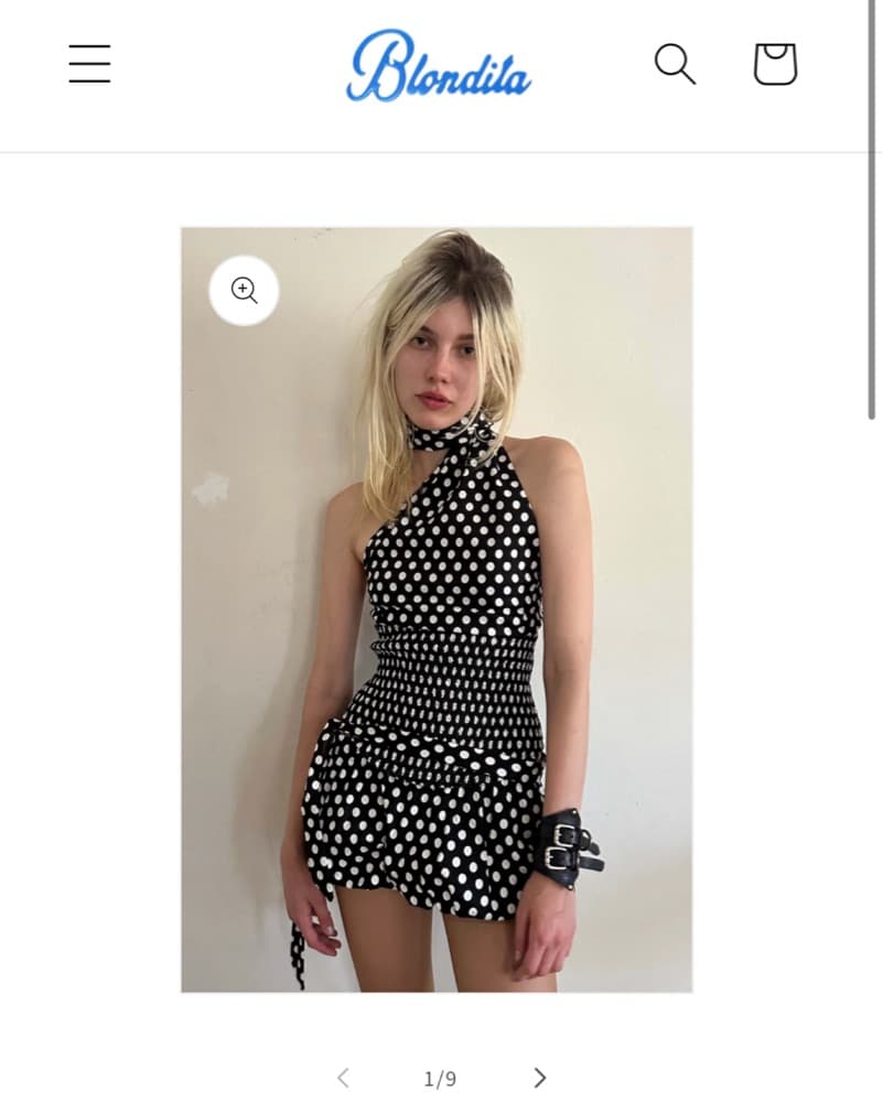Blondita Polka Dot Top - Image 2
