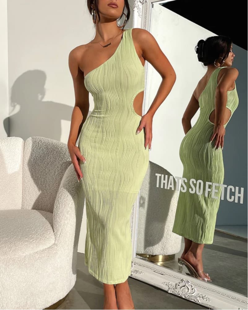 That’s So Fetch Light Green Midi Dress - Image 1
