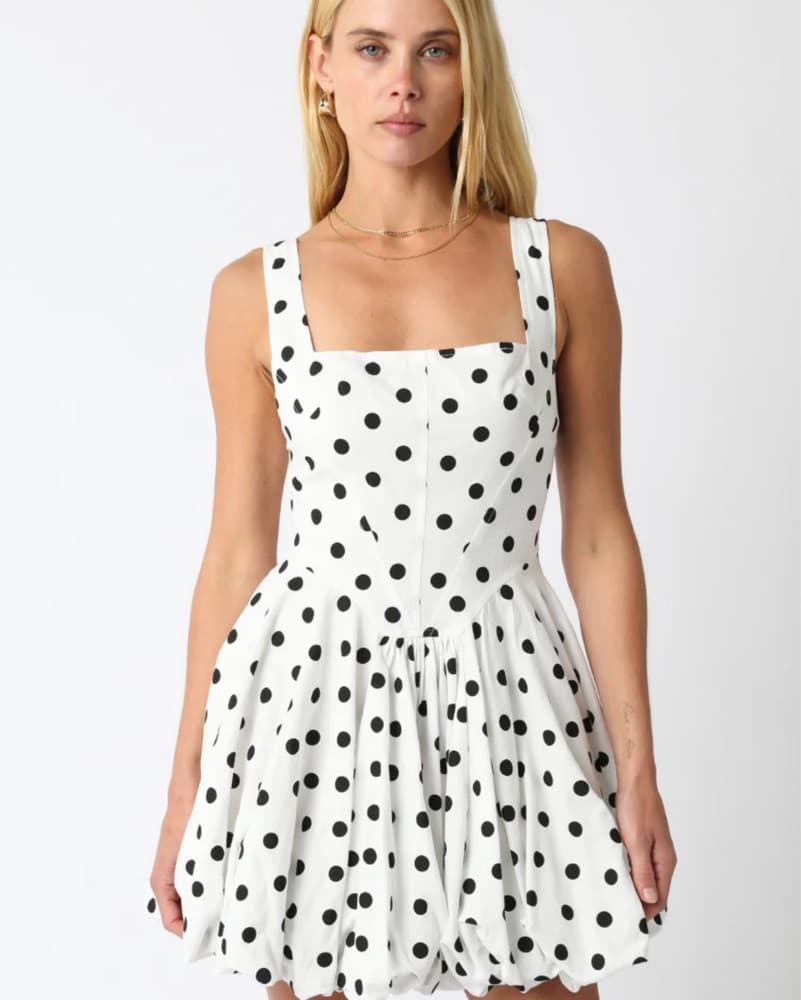 Polka Dot mini dress - Image 2