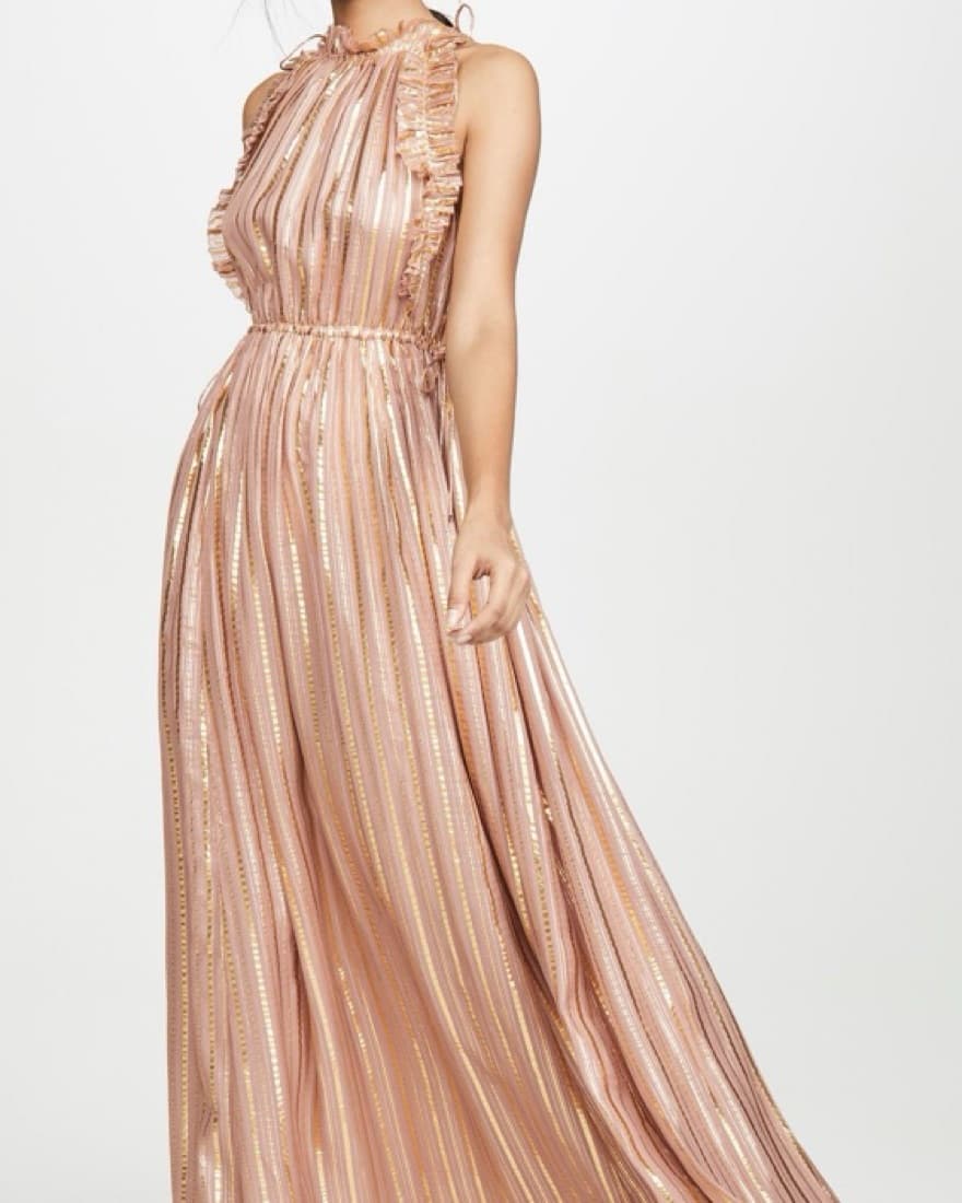 Ulla Johnson Ottilie Striped Lurex Maxi  - Image 5