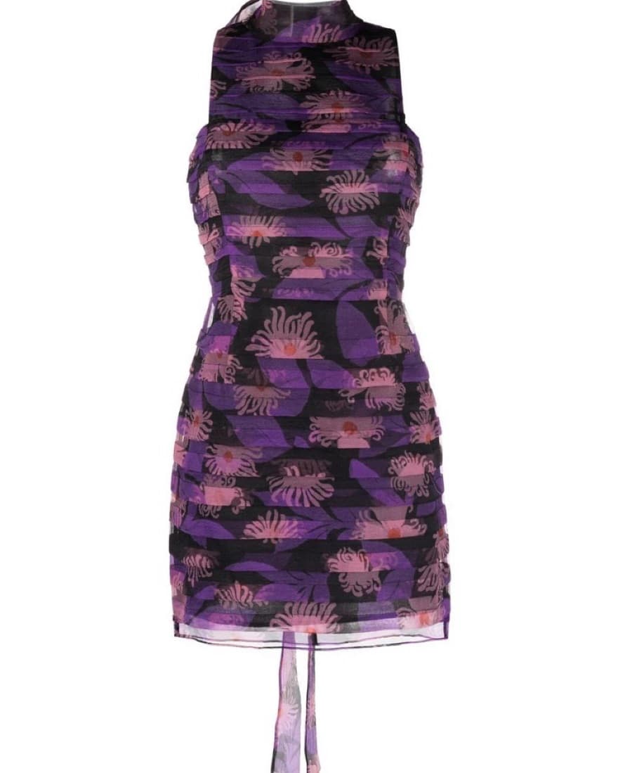 STAUD Mini Spiral Dress - Image 4