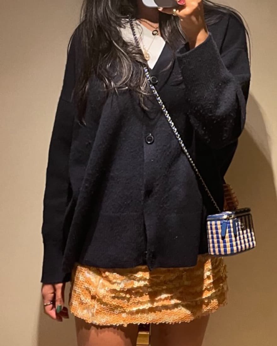 Custom Sequin Mini Skirt - Image 3