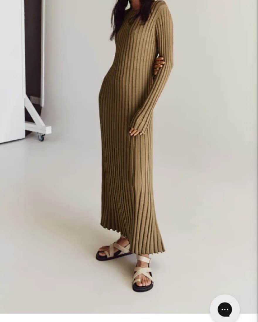 Dissh Khaki Dress  - Image 3