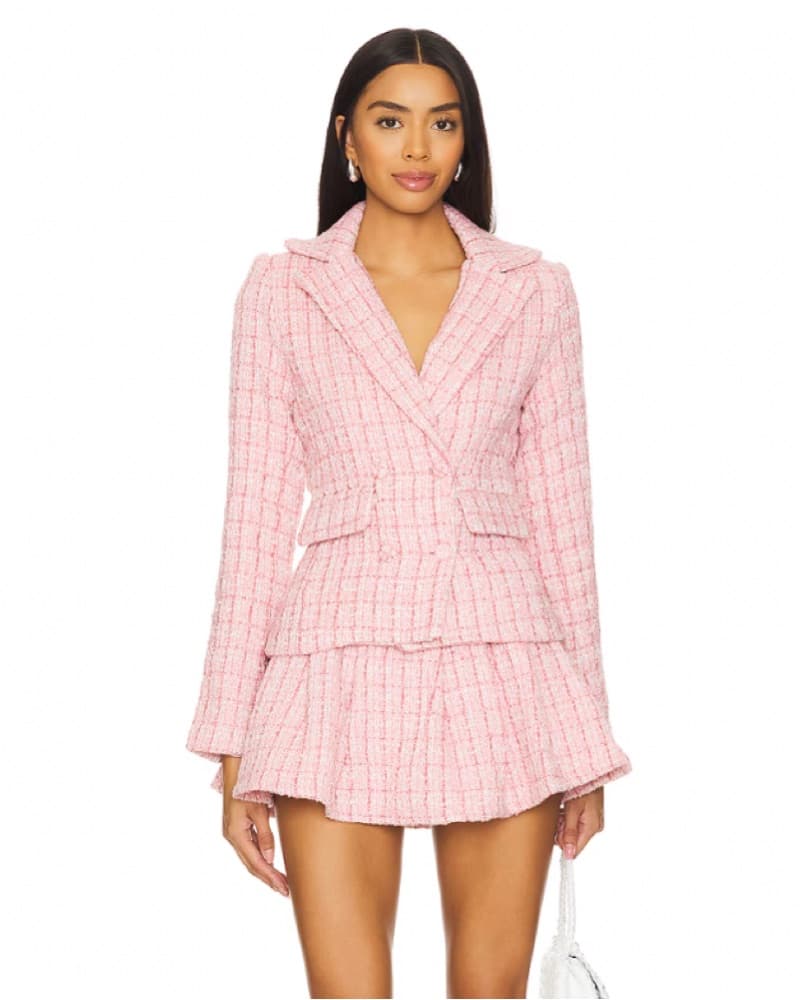 MORE TO COME Tweed Blazer & Skirt Set - Image 1