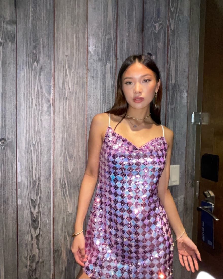 Sequin Selfie Leslie Dress - Image 3