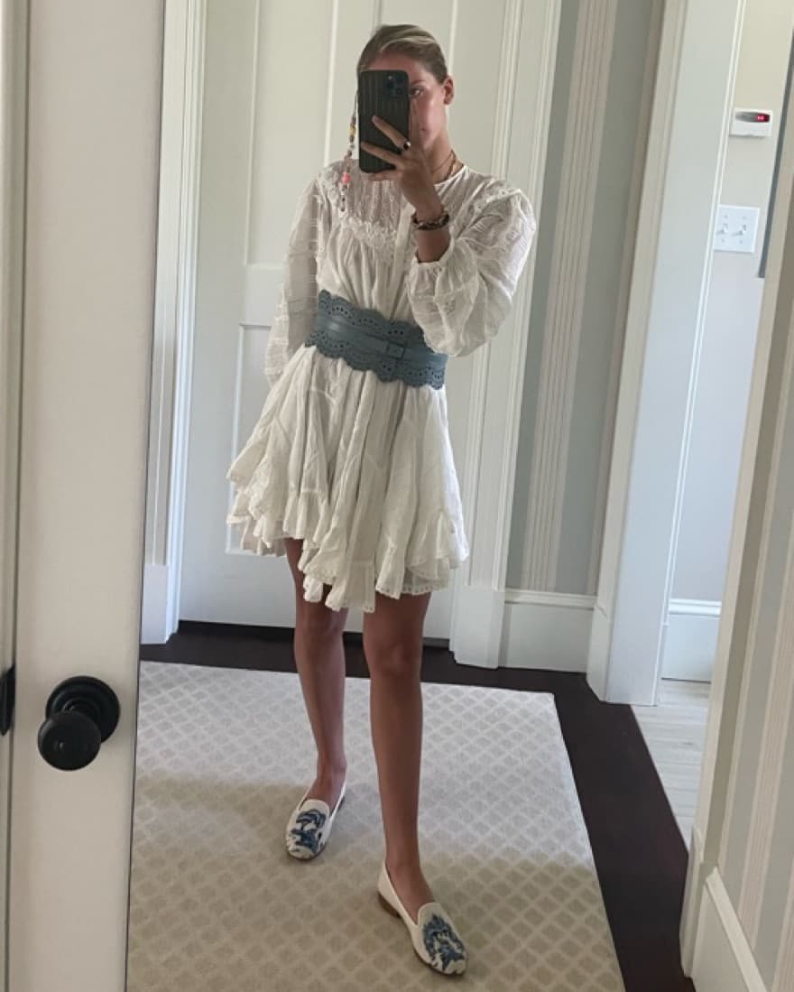 Isabel Marant Silk and Lace Mini Dress  - Image 2
