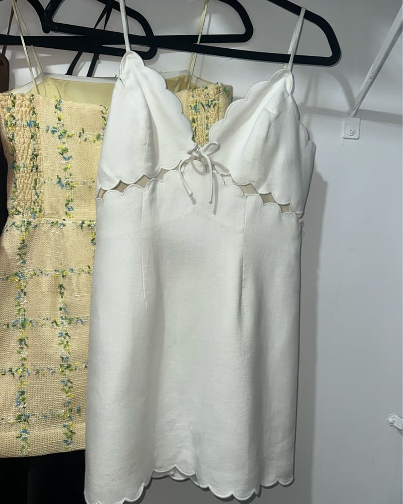 Loveshack Fancy white mini dress - Image 2