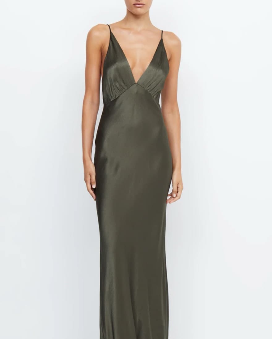 Bec & Bridge Dark Green Dress - Image 1