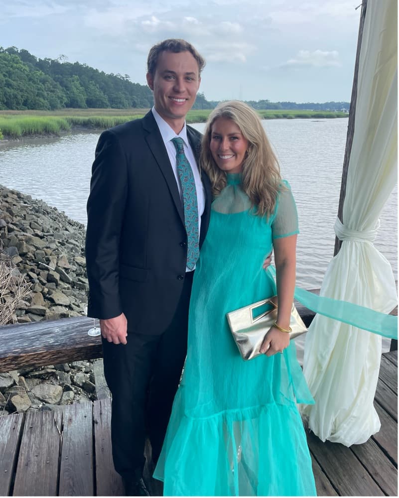 Staud Dupe Turquoise Dress - Image 2