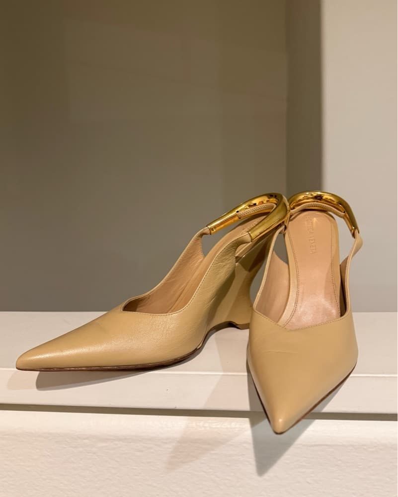 Bottega Veneta Nude Pumps - Image 4