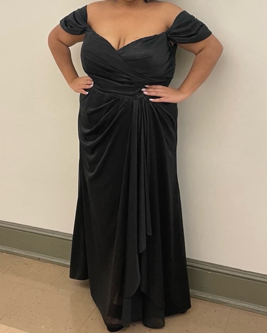 Black Glittery Cinderella Divine  - Image 1