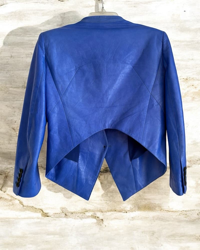 Helmut Lang Electric Blue Blazer - Image 3
