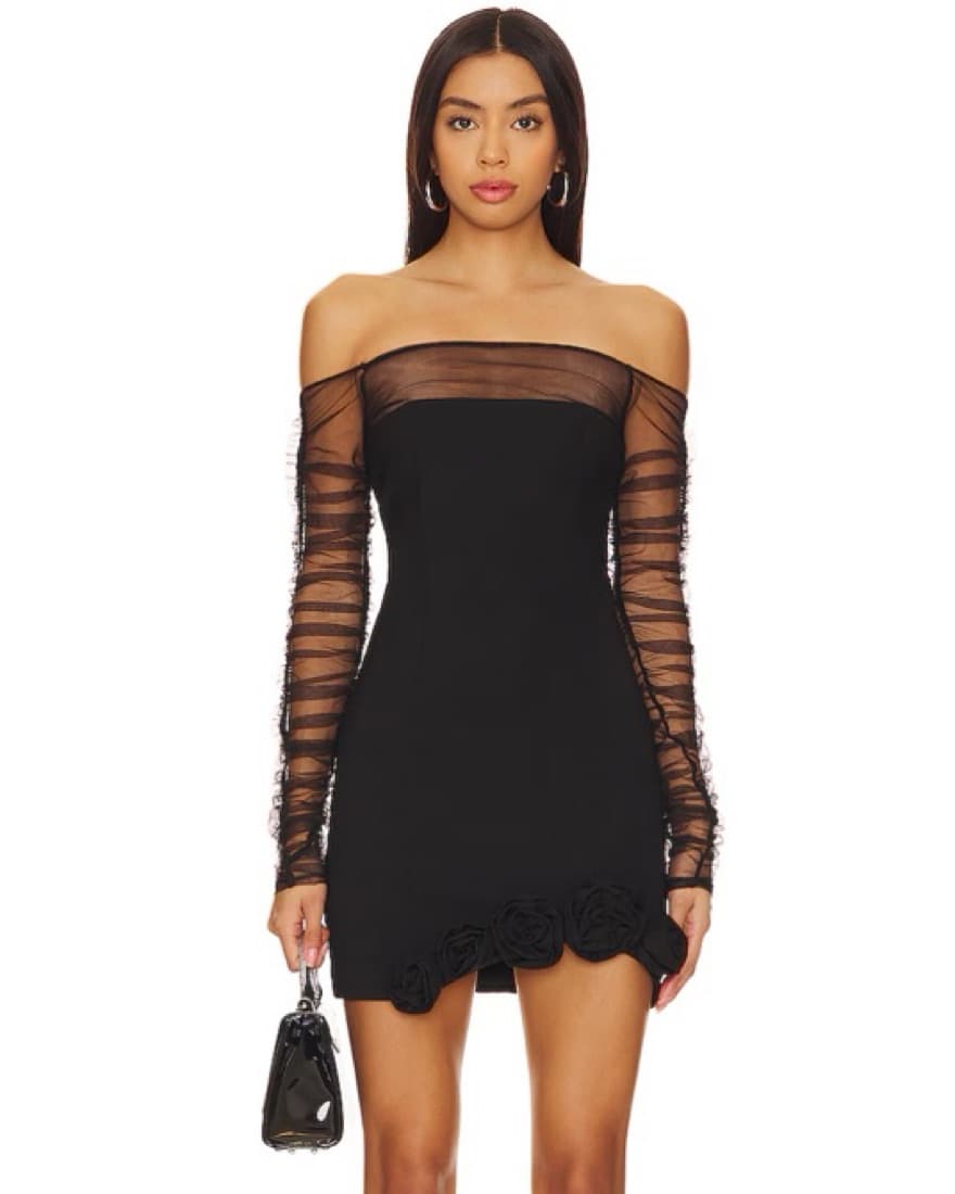 black mini dress - Image 1