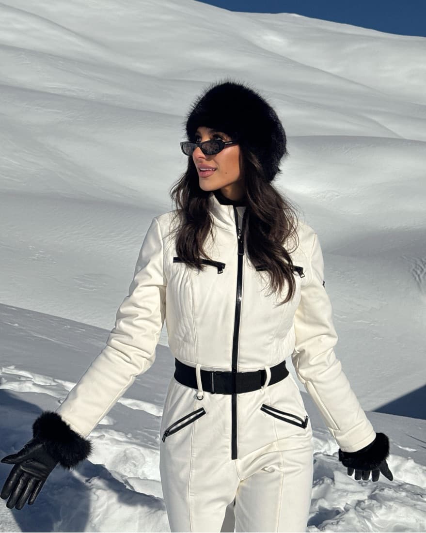 White GUESS Ski Suit  - Image 4