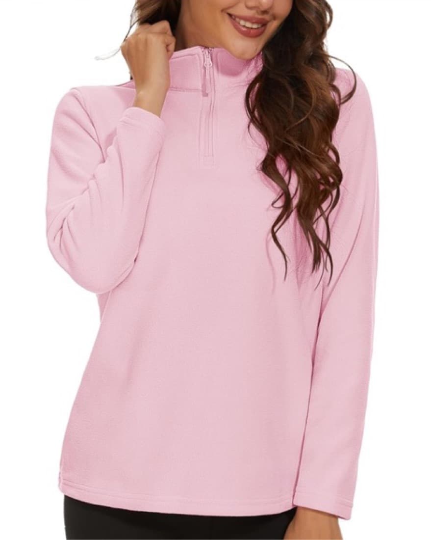 Pink Ski Mid-Layer Pullover - Image 3