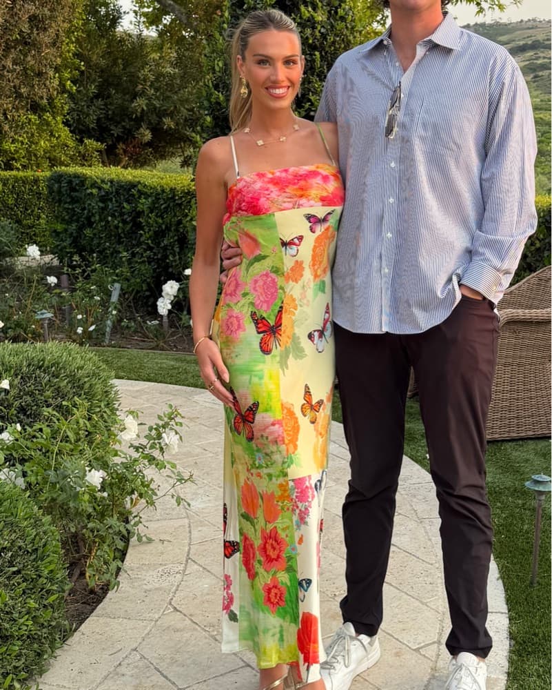 The Tilda Slip Vibrant Floral Midi Dress - Image 1