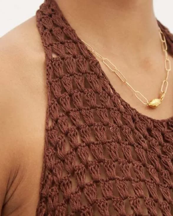 Albus Lumen Crochet Maxi Dress - Image 3