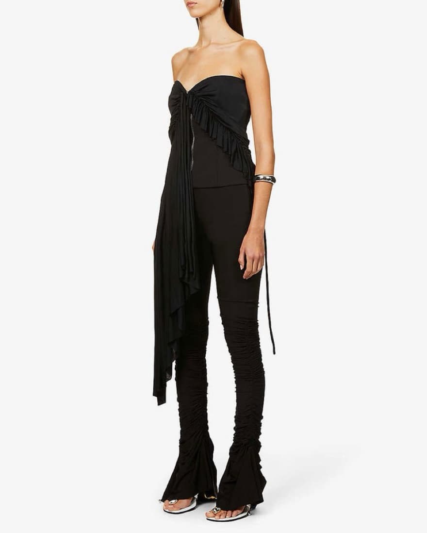 Proenza Schouler Bustier Draped Top - Image 2