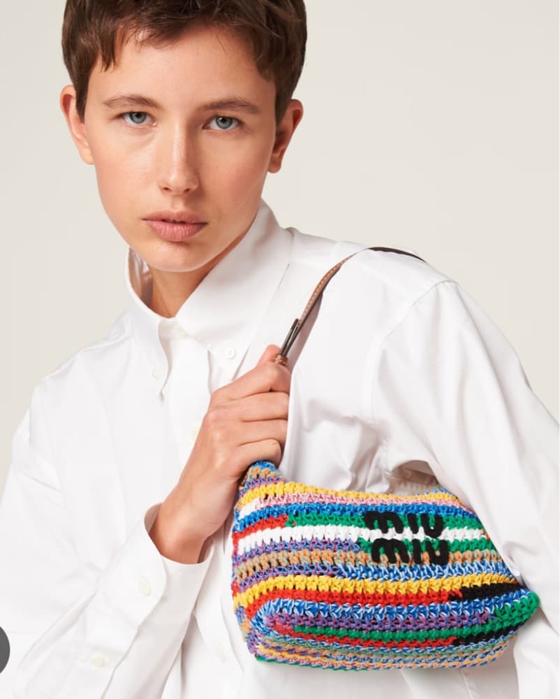 Miu Miu Crochet Bag - Image 2