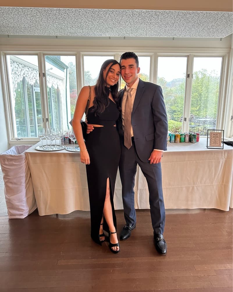  Black Maxi Dress with Cutout - Image 3