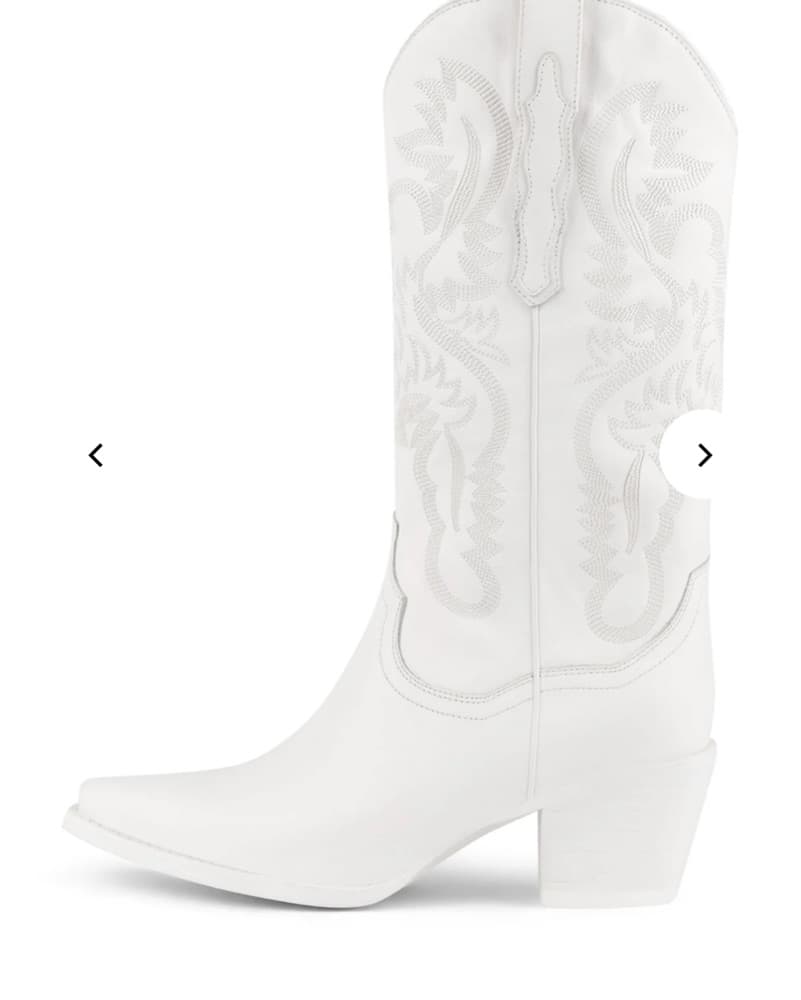 JeffreyCampbell White Dagget Cowboy Boot - Image 2