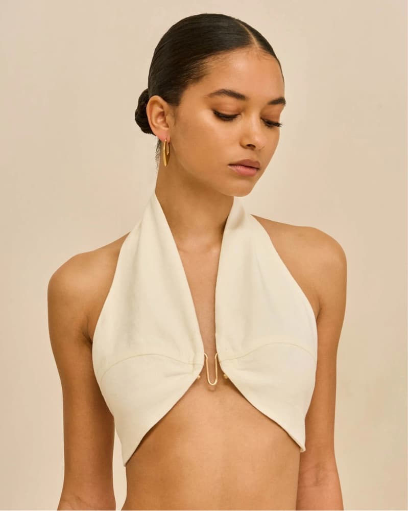 Cult Gaia - Diem Top In White  - Image 6
