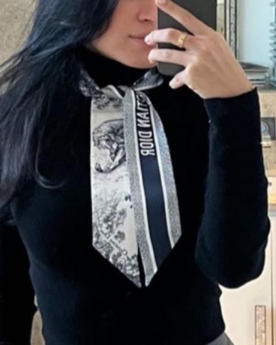 Dior Neck Scarf - Image 3