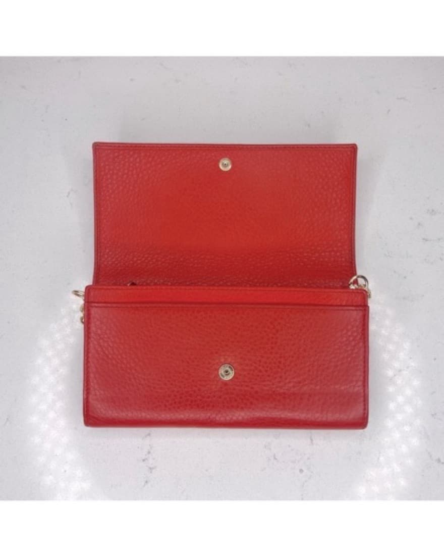 Red Gucci Chain Handbag - Image 4