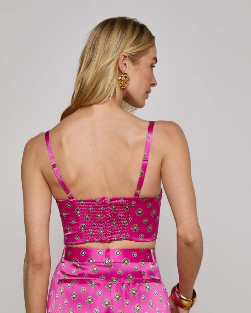 LAGENCE Silk Bustier Top  - Image 2