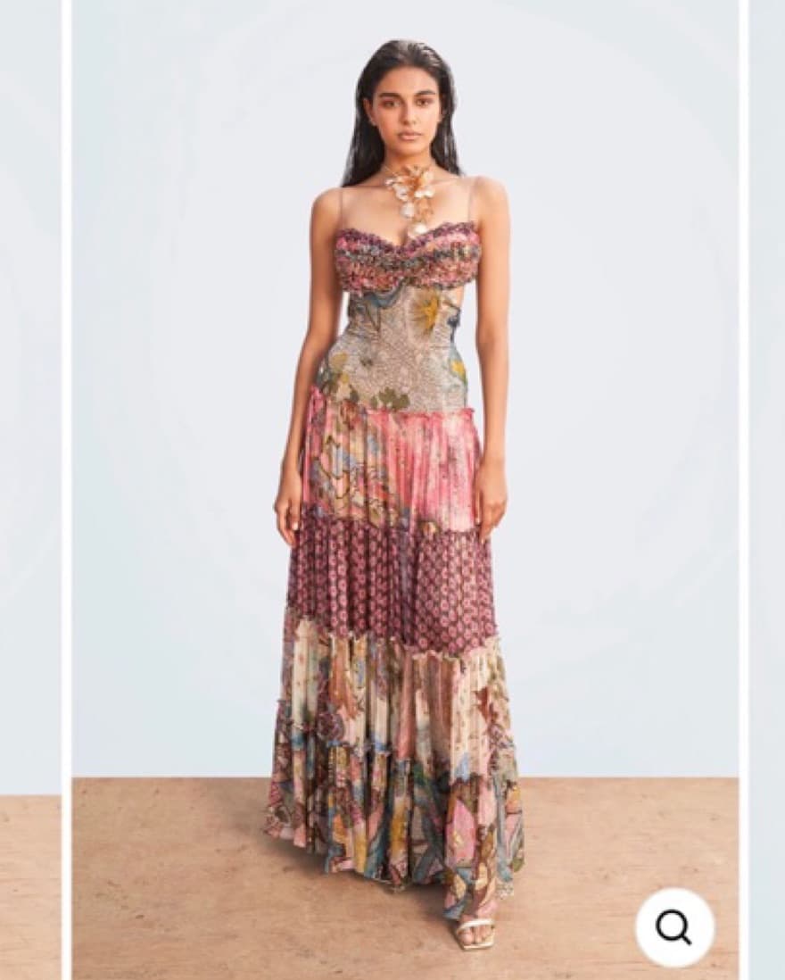 Aisha Rao Seaside Symphony Gown - Image 1