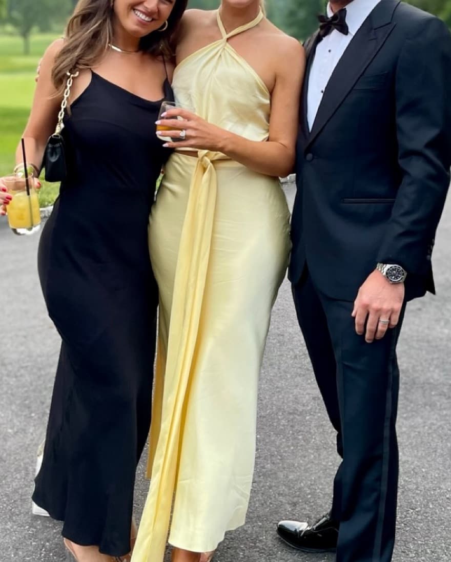 Matériel Satin Halter Gown - Image 2